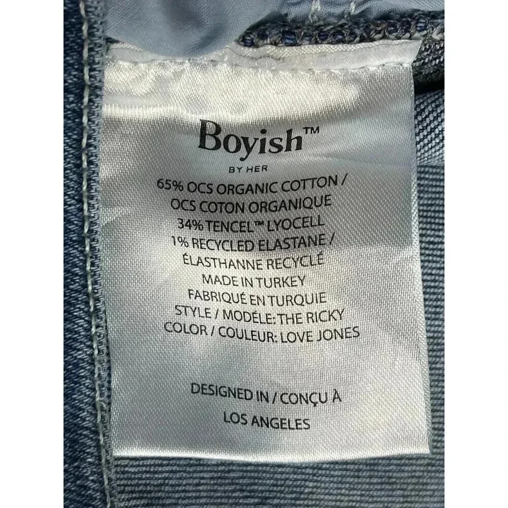 Boyish The Ricky High Rise Flare Jeans size 32 in Love Jones Wash - Picture 8 of 13